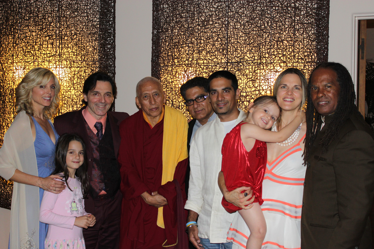 Philippe Argillier et le Dalaï Lama