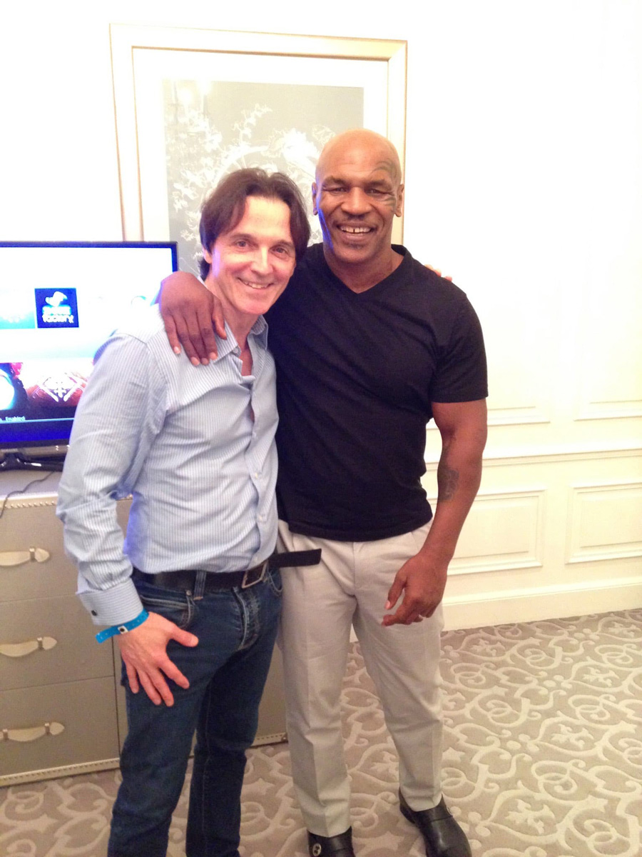 Philippe Argillier et Mike Tyson